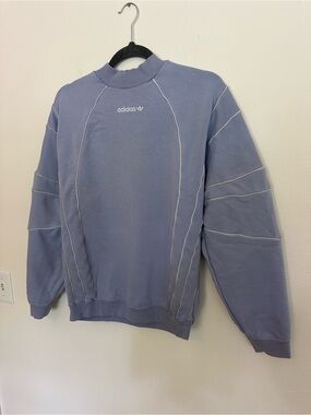 Adidas originals purple turtleneck sweatshirt
